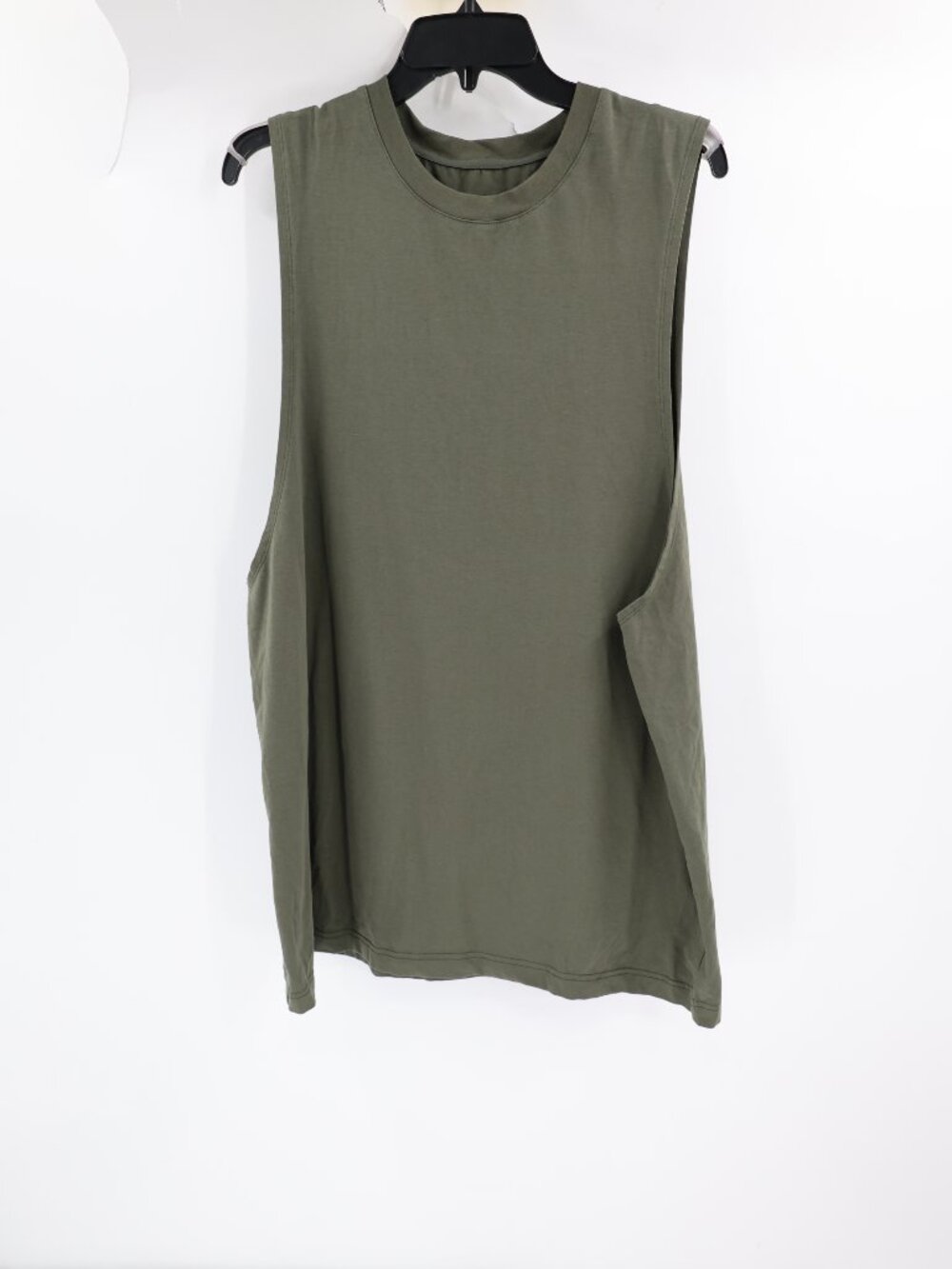 ASRV Tank Top mens 2XL muscle tee green Gym Sport Basketball Shirt DSG - 0926